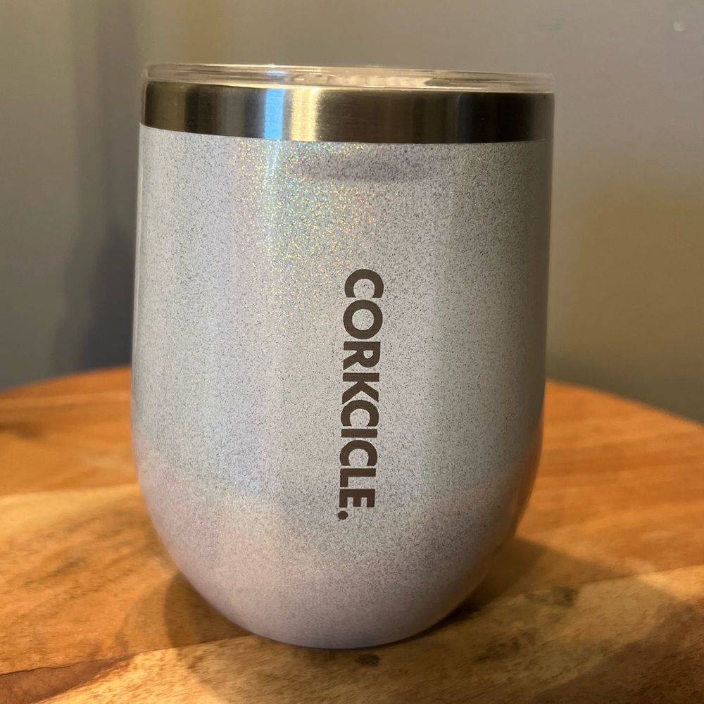 Corkcicle Unicorn White Stemless